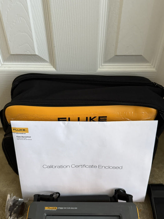 FLUKE VT650 GAS FLOW ANALYZER W/BAG & CHARGER (CALIBRATED 2025) FREE SHIPPING