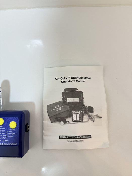 OXSIM OX-1 PULSE OXIMETER SIMULATOR W/BAG & MANUALS - FREE SHIPPING (TESTED)