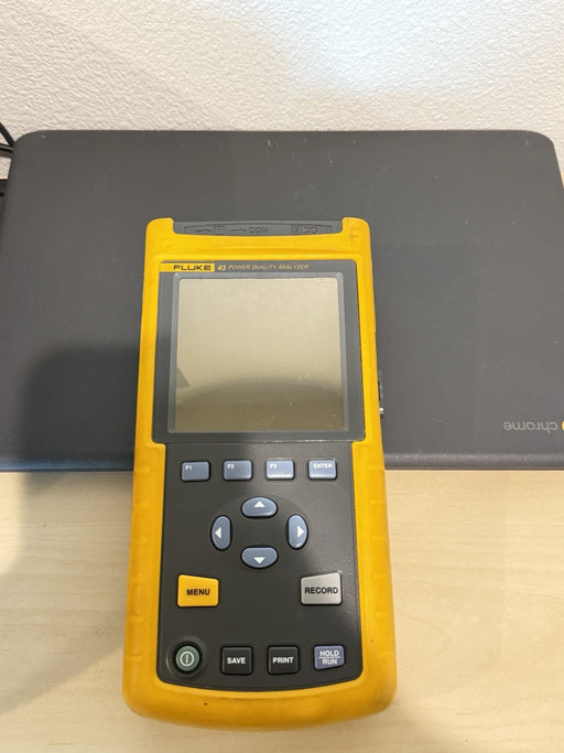 FLUKE 43 POWER QUALITY ANALYZER (PARTS ONLY) SHIPS FAST (FOR PARTS)
