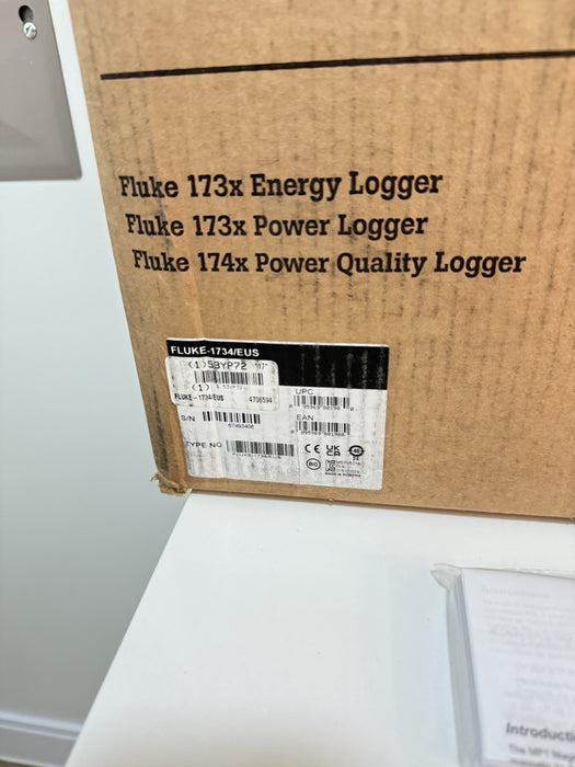 FLUKE 1734/EUS ENERGY LOGGER (NEW FACTORY BOX) CALIBRATED 2025 - SHIPS FAST