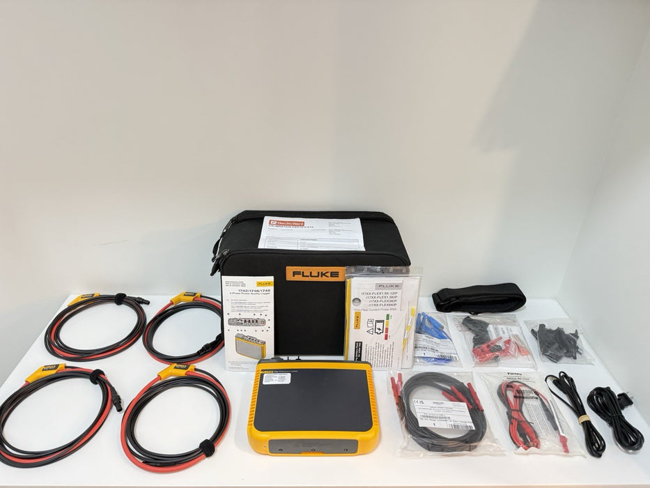 FLUKE 1748 3 PHASE POWER QUALITY LOGGER (CALIBRATED 2027) TESTED - FREE SHIPPING