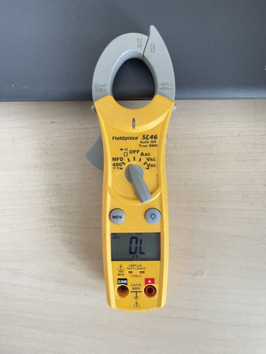 Fieldpiece SC46 Wireless Power Clamp Meter - True RMS 
