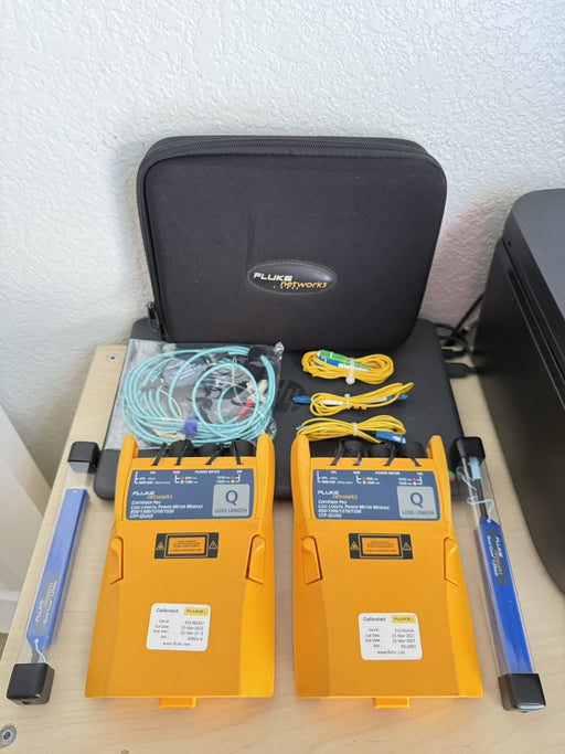 FLUKE NETWORKS CFP-Q CFP-QUAD CERTIFIBER PRO SM MM FIBER OLTS (CALIBRATED 2023)