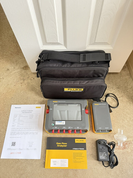 FLUKE VT900A GAS FLOW ANALYZER (CALIBRATED 2022) W/VAPOR & CHARGER-FREE SHIPPING