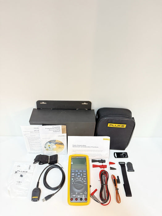 FLUKE 287/FVF TRMS MULTIMETER KIT (NEW FACTORY SEALED)CALIBRATED 2024 SHIPS FAST