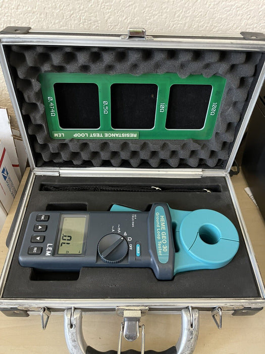 LEM HEME GEO 30 CLAMP ON GROUND LOOP TESTER 