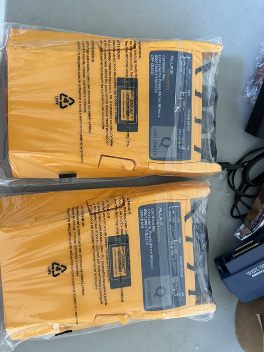 Fluke Networks CFP-Q CFP-QUAD CertiFiber Pro SM MM Fiber OLTS Modules/SHIPS FAST