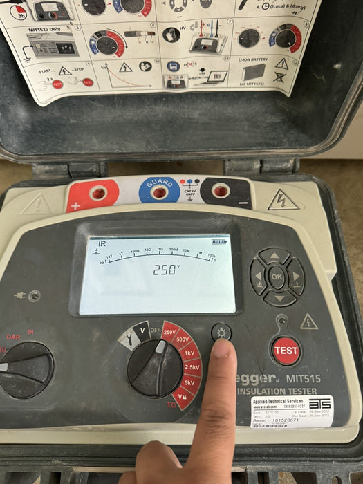MEGGER MIT515 5kV INSULATION RESISTANCE TESTER(CALIBRATED 2023) FREE SHIPPING