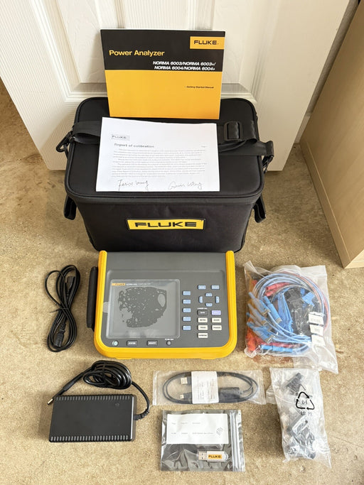 FLUKE NORMA 6003 PORTABLE POWER ANALYZER (NEW SEALED) CALIBRATED 2024-SHIPS FREE