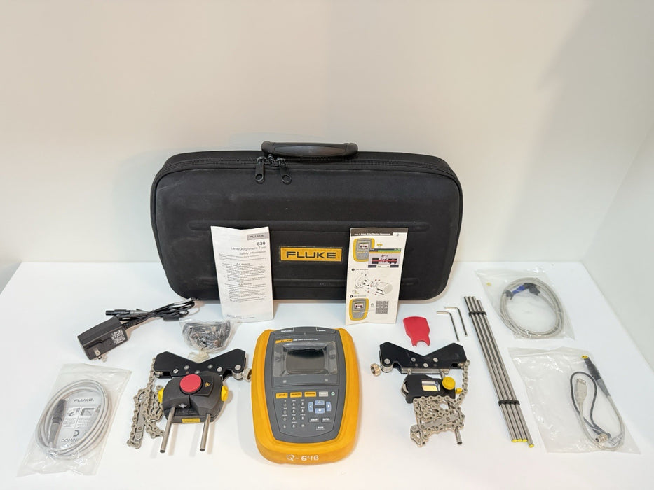 FLUKE 830 LASER ALIGNMENT TOOL W/ ACCESSORIES (TESTED) FREE SHIPPING -SHIPS FAST