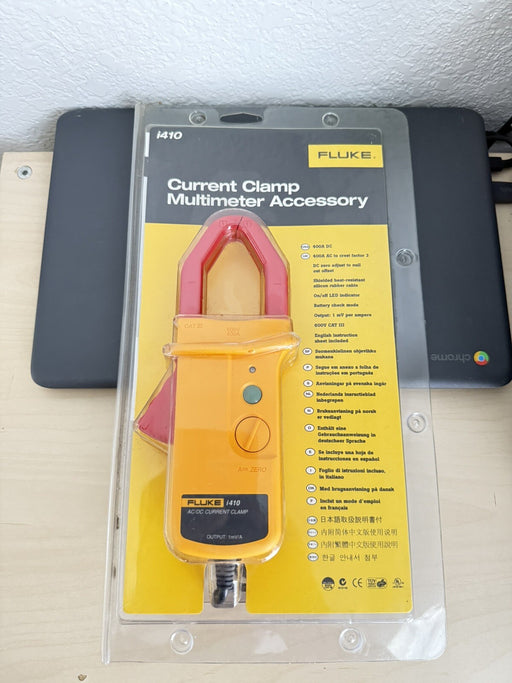 FLUJE i410 AC/DC CURRENT CLAMP COMPLETE SET (NEW SEALED) SHIPS FAST