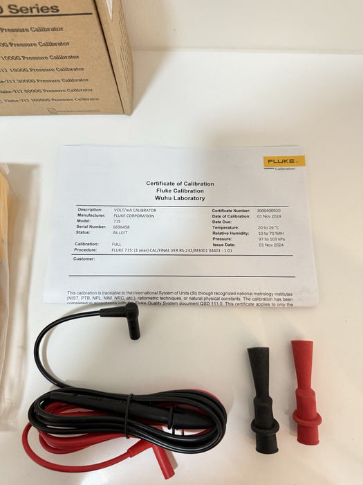 FLUKE 715 VOLT/MA CALIBRATOR (NEW FACTORY SEALED)CALIBRATED 2024 - FREE SHIPPING