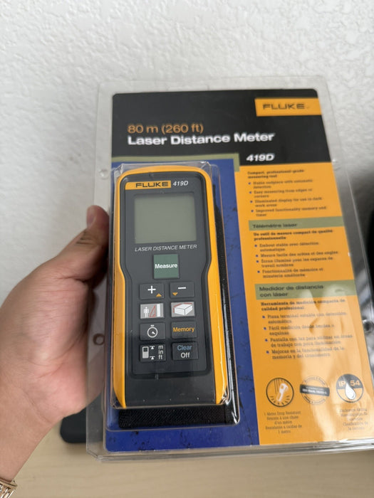 FLUKE 419D LASER DISTANCE METER (NEW SEALED) SHIPS FAST