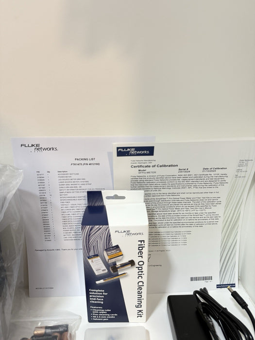 FLUKE NETWORKS FTK1475 POWER METER MULTIMODE KIT /NEW FACTORY SEALED / MFD-2024