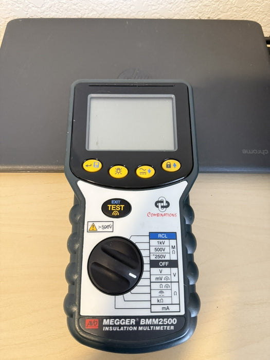 MEGGER INSULATION MULTIMETER BMM2500 (FOR PARTS ONLY) DOESN’T WORK