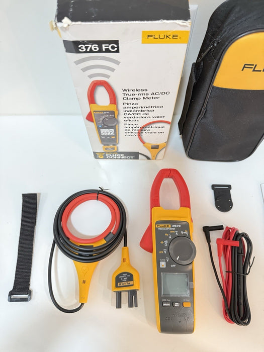 FLUKE 376FC WIRELESS TRUE RMS AC/DC CLAMP METER ( NEW FACTORY SEALED) SHIPS FAST