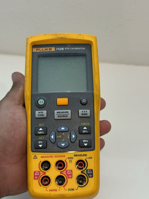 FLUKE 712B RTD CALIBRATOR  (PARTS ONLY) FOR PARTS
