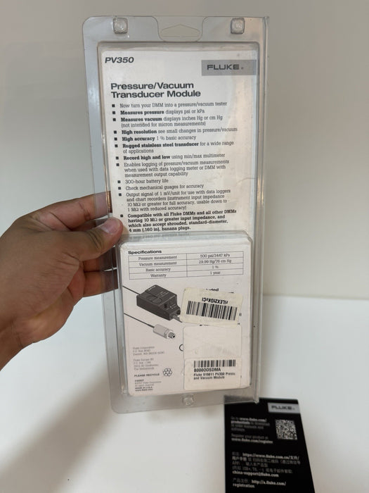 FLUKE PV350 PRESSURE VACUMM TRANSDUCER MODULE (NEW FACTORY SEALED) FREE SHIPPING