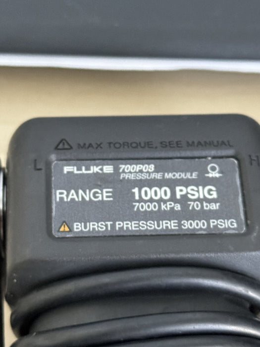 Fluke 700P08 Pressure Module 1000 PSIG / 7000 Kpa  Fast Shipping￼