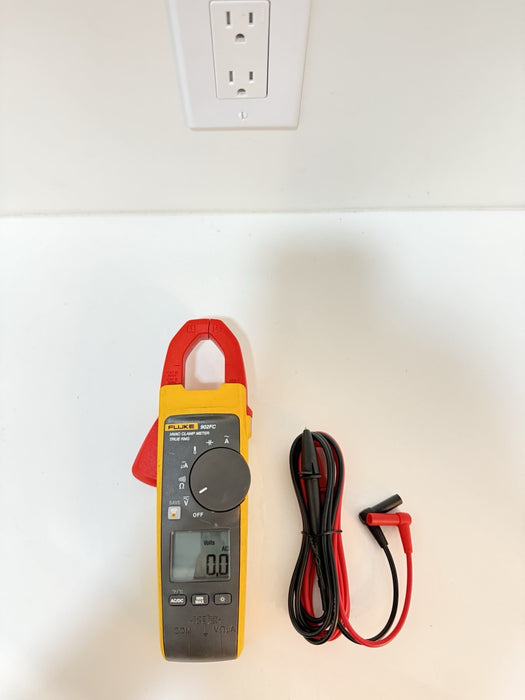 FLUKE 376FC WIRELESS TRUE RMS AC/DC CLAMP METER W/ BAG & LEADS - SHIPS FAST