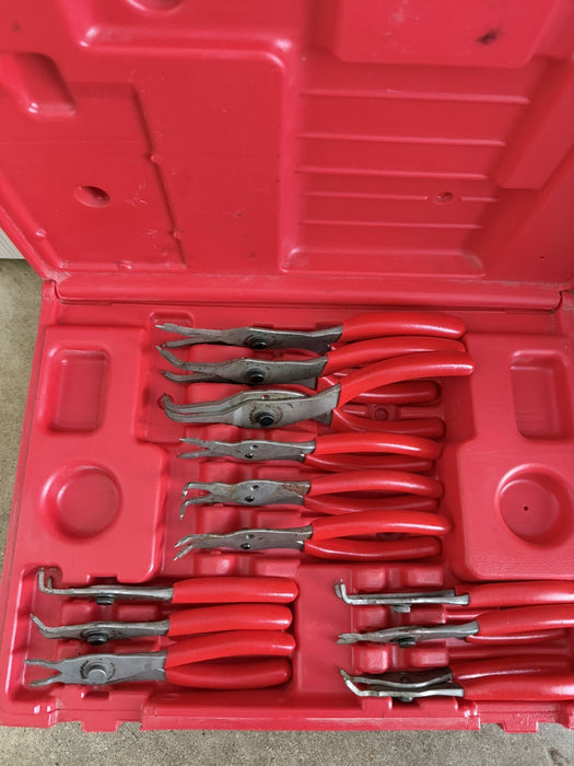 Snap-on 12pc Snap Ring Plier Kit SRPC112 W/Case PB147 ( SHIPS FAST)