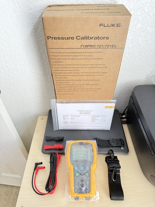FLUKE 721-1603 DUAL SENSOR PRESSURE CALIBRATOR 16 PSIG 300 PSIG (NEW MFD 2024)