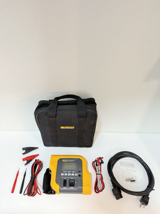 FLUKE BIO MEDICAL ESA609 ELECTRICAL SAFETY ANALYZER PORTABLE METER & ACCESSORIES