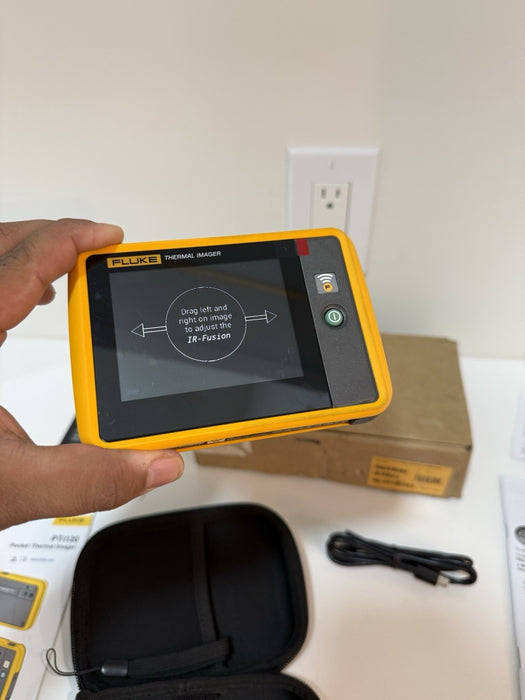 FLUKE PTi120 PORTABLE THERMAL IMAGER W/ ACCESSORIES (NEW FACTORY SEALED) NEW