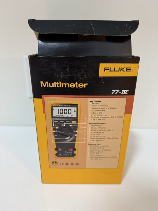 FLUKE 77 IV DIGITAL MULTIMETER (NEW FACTORY SEALED) SHIPS FAST - NEW