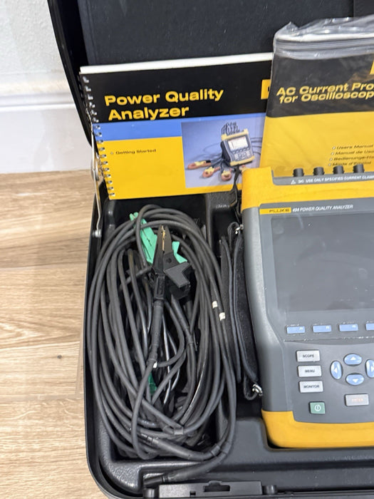 FLUKE 434 QUALITY ANALYZER KIT W/ FLUKE I400S & ACCESSORIES- FREE SHIPPING