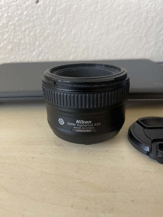 NIKON AF-S NIKKOR 50MM 1:1.8G (SHIPS NEXT DAY )