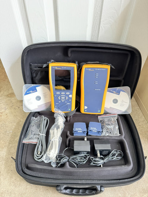 Fluke Networks DTX-1800 Cat6 Test Set W/Fluke hard Case & DTX1800 DTXCHA002