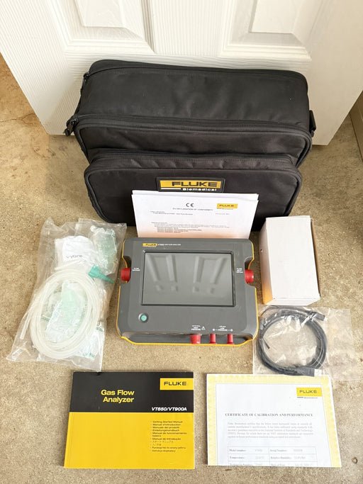 FLUKE VT650 GAS FLOW ANALYZER W/ CHARGER & BAG - & FREE SHIPPING