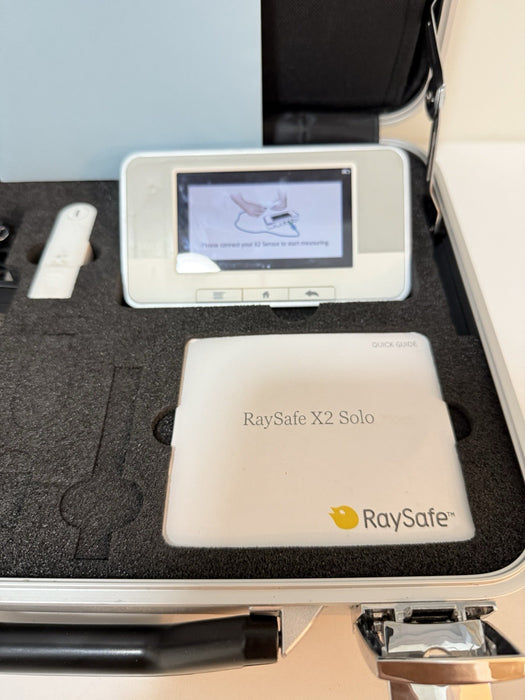 RAYSAFE X2 SOLO RF UNIT W/ACCESSORIES & CASE (TESTED) CALIBRATED 2025 -SHIP FAST