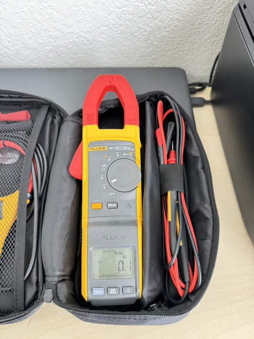 FLUKE 381 REMOTE DISPLAY TRUE RMS AC/DC CLAMP METER W / iFLEX (FREE SHIPPING)