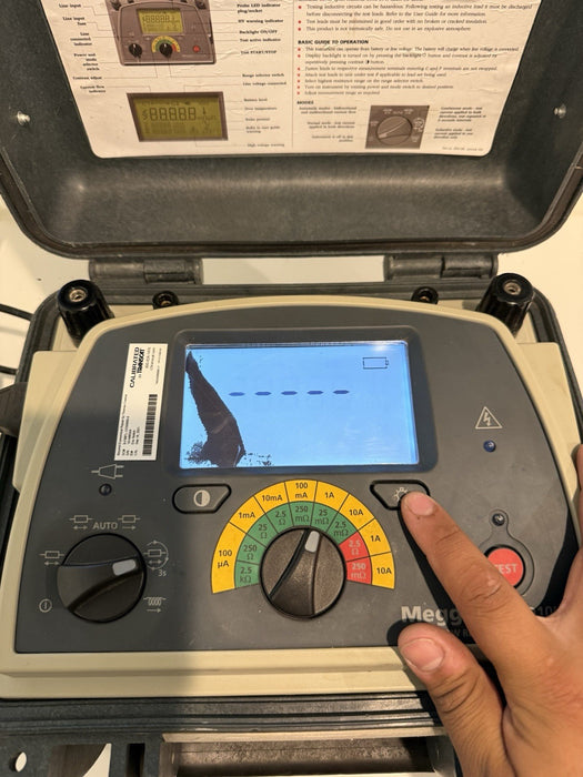 MEGGER DLRO10HD DIGITAL LOW RESISTANCE OHMMETER (SEE PICTURES) READ DESCRIPTION