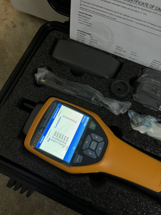 Fluke 985 Particle Counter Air Quality Meter HVAC IAQ (NEW) CALIBRATED 2023-2024