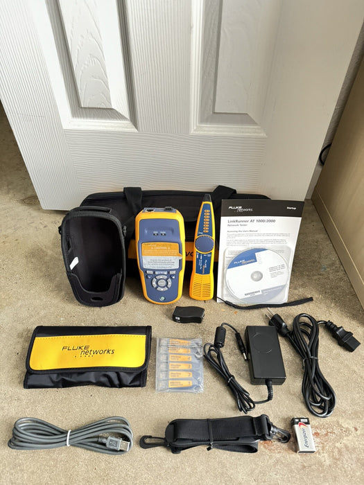 FLUKE NETWORKS LRAT-2000 KIT TESTER W FLUKE INTELLITONE PROBE (FREE SHIPPING)