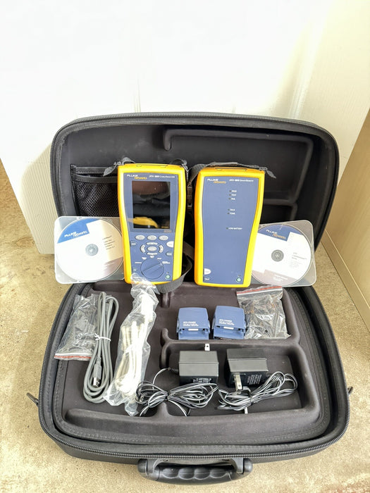 Fluke Networks DTX-1800 Cat6 Test Set W/Fluke hard Case & DTX1800 DTXCHA002