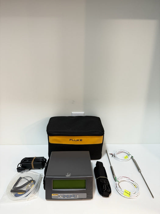 FLUJE 1529-R CHUB-E4 THERMOMETER READOUT W/ 2 PROBES 5615 (TESTED) FREE SHIPPING
