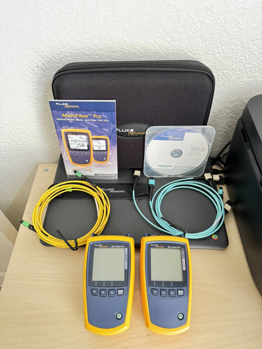 FLUKE NETWORKS MFTK-SM1550 MULTIFIBER PRO 1550 NM SINGLEMODE KIT (FREE SHIPPING)