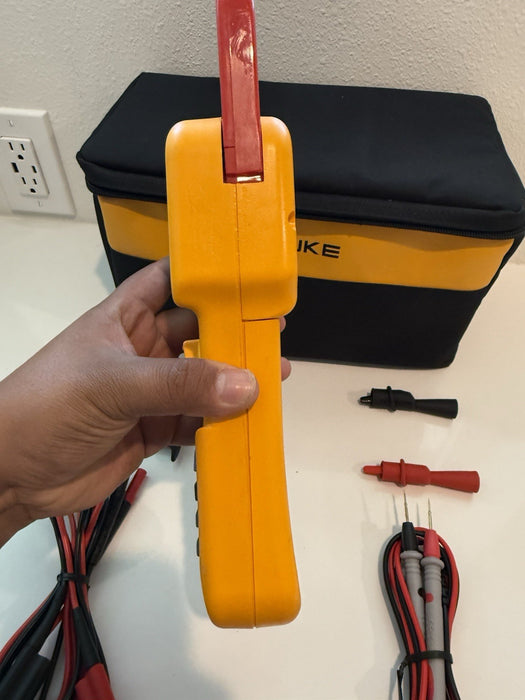 FLUKE 345 POWER QUALITY CLAMP METER W/LEADS & ACCESSORIES (TESTED) SHIPS FAST