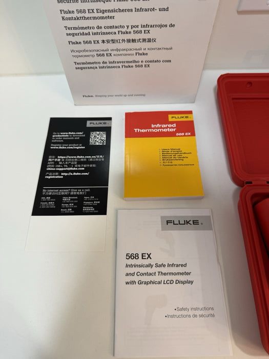 FLUKE 568EX IR THERMOMETER (NEW FACTORY SEALED) FREE SHIPPING