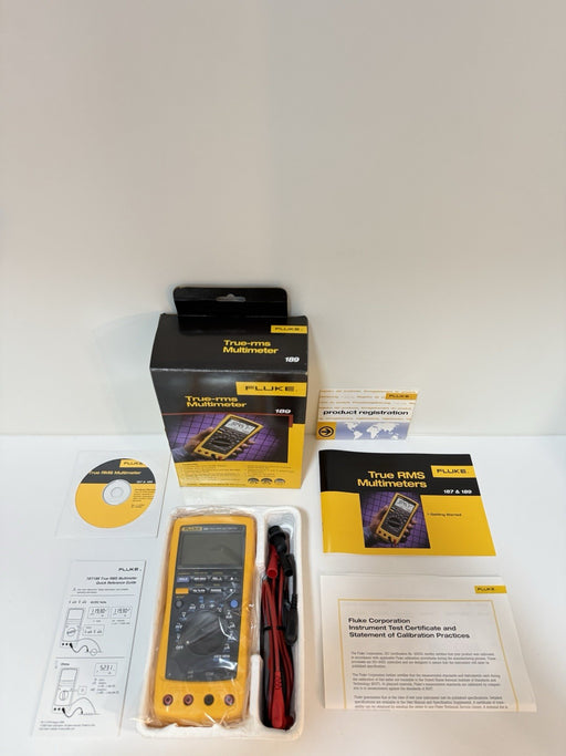 FLUKE 189 TRUE RMS MULTIMETER (NEW FACTORY SEALED) SUPER RARE - NEW & SHIPS FREE