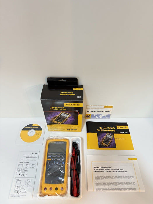 FLUKE 189 TRUE RMS MULTIMETER (NEW FACTORY SEALED) SUPER RARE - NEW & SHIPS FREE