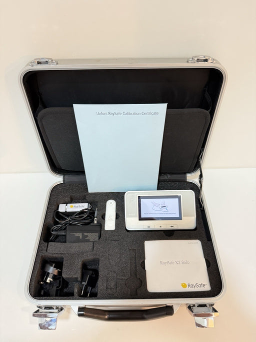 RAYSAFE X2 SOLO RF UNIT W/ACCESSORIES & CASE (TESTED) CALIBRATED 2025 -SHIP FAST