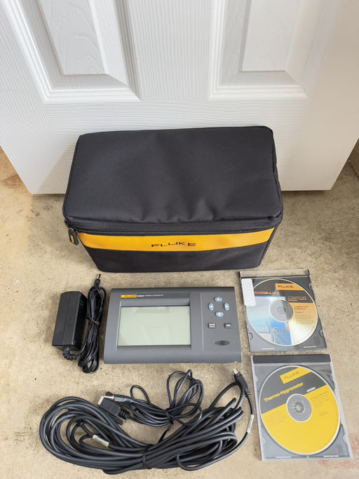 FLUKE 5020A THERMO-HYGROMETER W/BAG & ACCESSORIES- SHIPS FAST