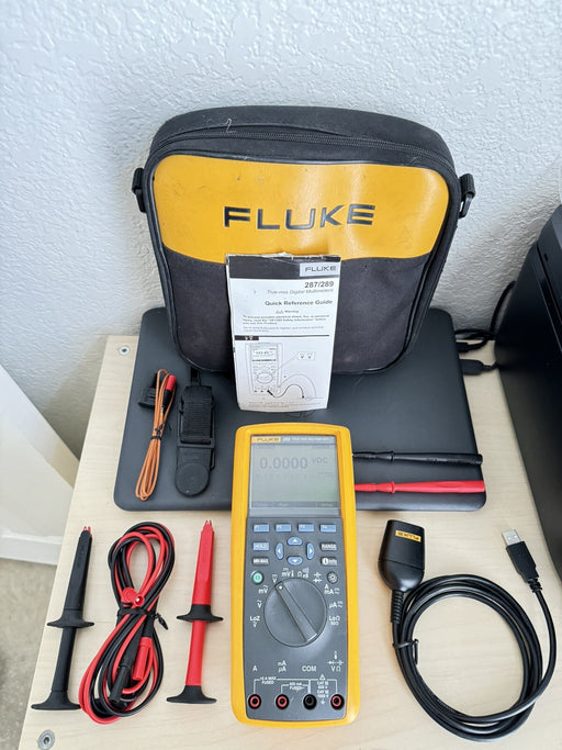 FLUKE 289 FVF DIGITAL MULTIMETER W/ ACCESSORIES - FREE SHIPPING