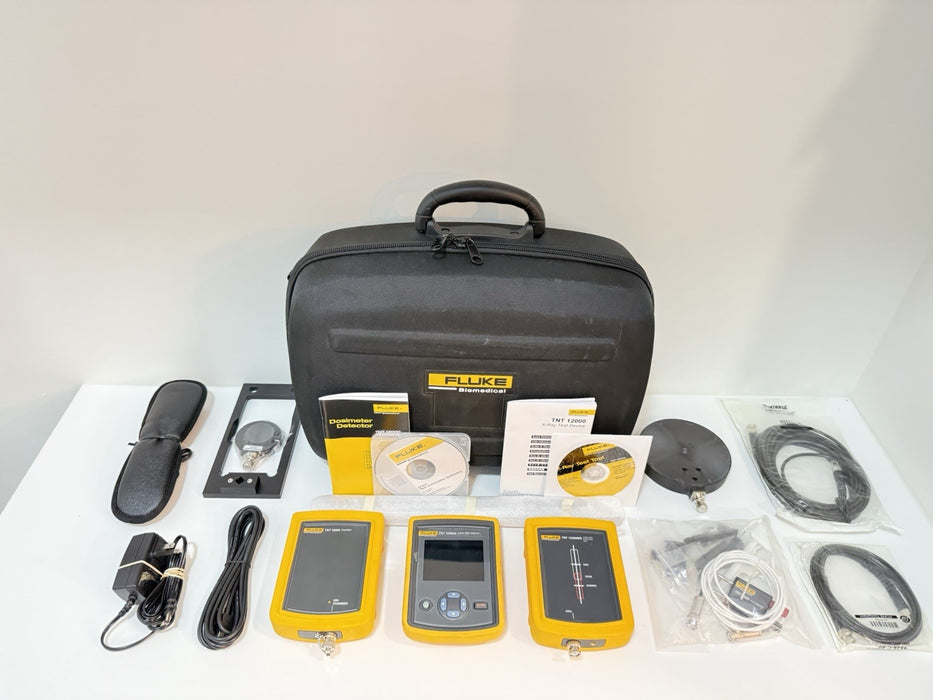 FLUKE BIOMEDICAL TNT 12000D X-RAY W/ DOSEMATE 12000WD KIT (TESTED) FREE SHIPPING