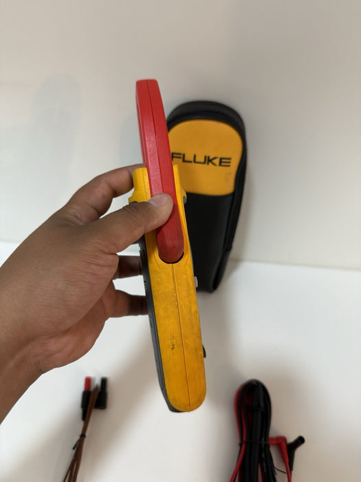 FLUKE 376FC WIRELESS TRUE RMS AC/DC CLAMP METER W/ BAG & LEADS - SHIPS FAST